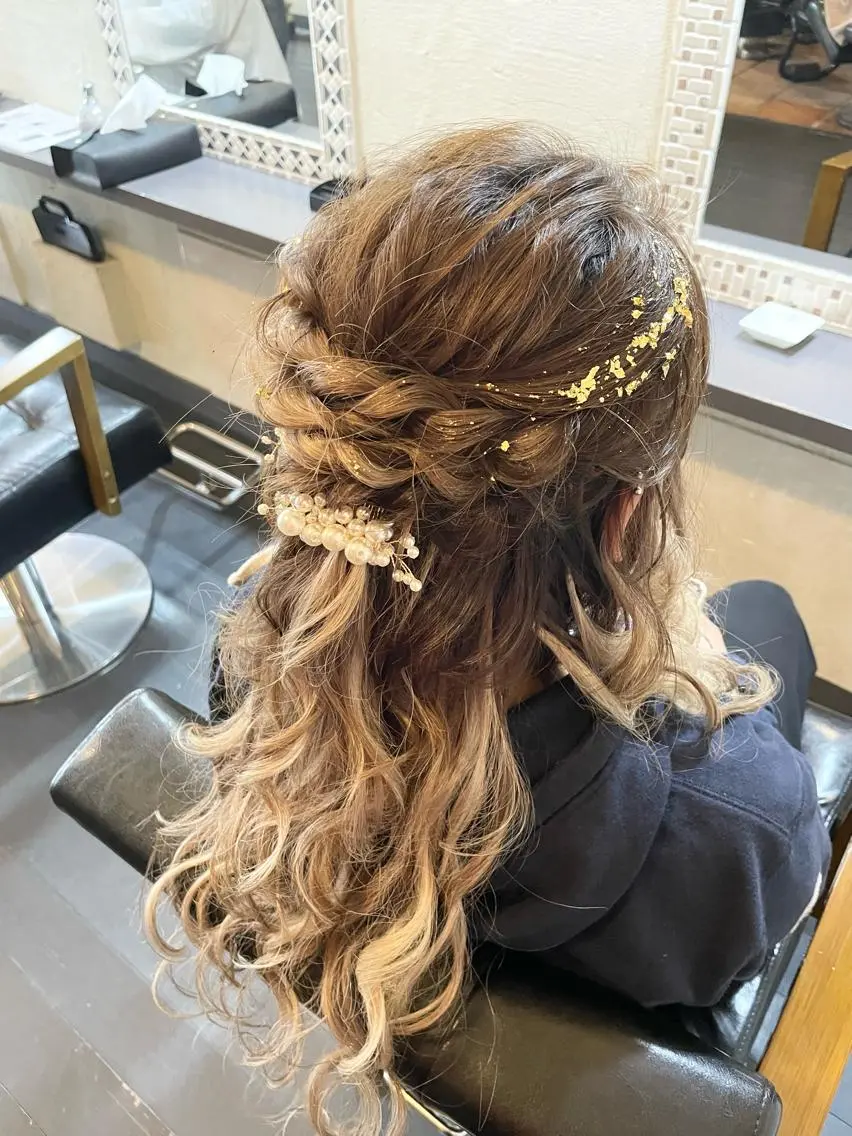 ロング かめやま ゆりのヘアスタイル