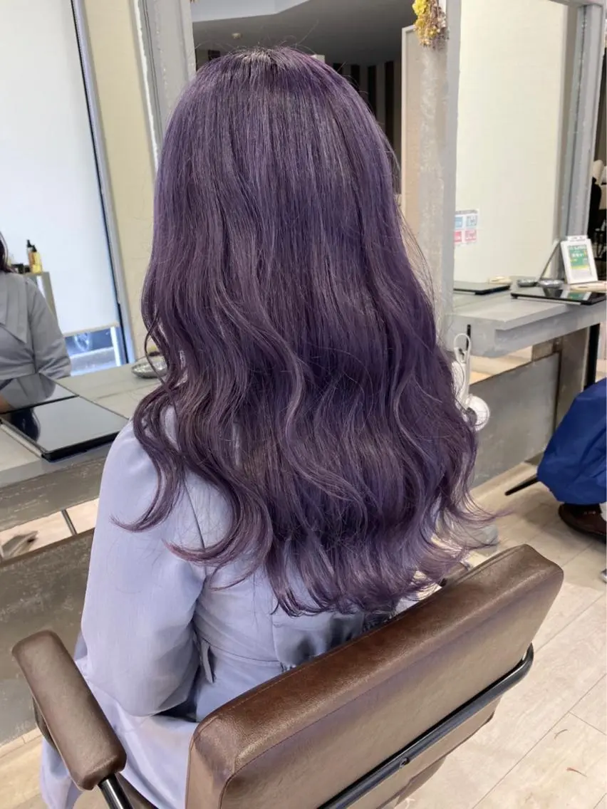ロング カラー 村上 佳織のヘアスタイル