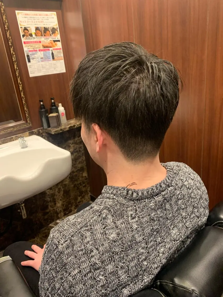 ショート メンズ 羽木 隆徒のヘアスタイル