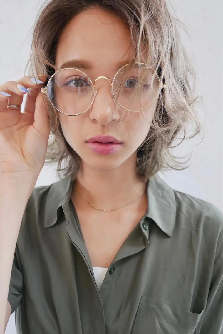 ミディアム カラー ヘアカラー トリートメント 髪質改善美容師 中村 一のヘアスタイル