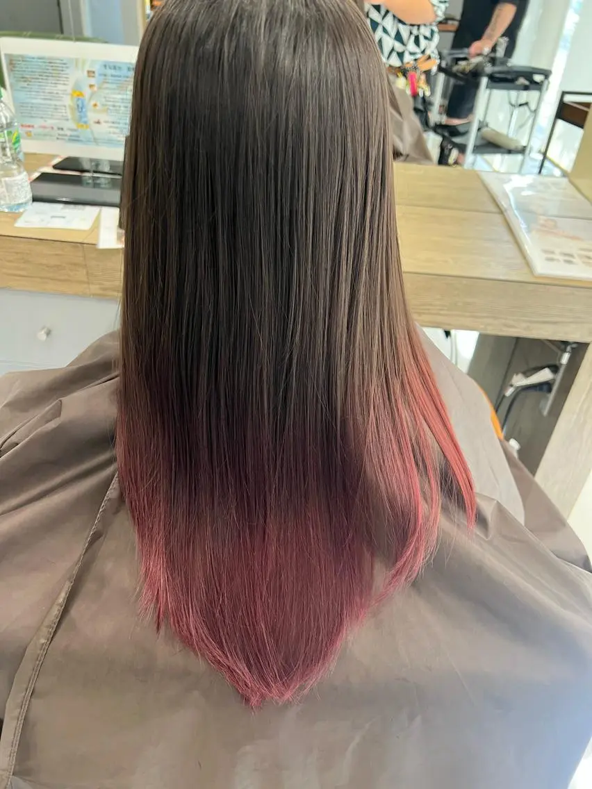 ロング 学生 山田 香織のヘアスタイル