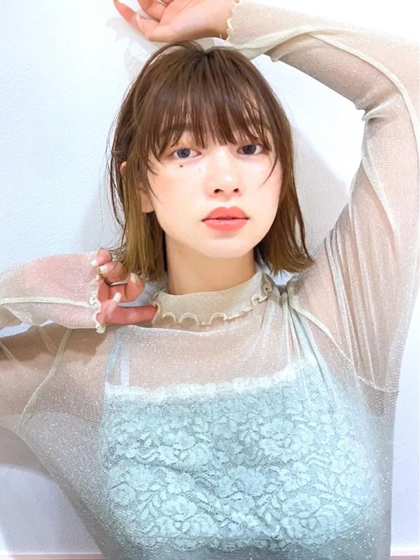 ミディアム 藤本 祥実のヘアスタイル
