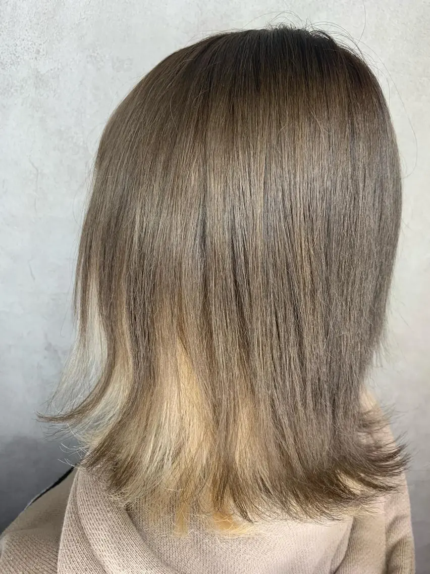ミディアム ヘアカラー トリートメント 西村 雄二/エクステのヘアスタイル