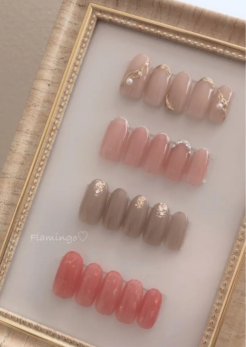 ネイル クリアネイル ニュアンスネイル オフィスネイル シンプルネイル 冬ネイル フィルイン／自爪育成 ／爪に優しい施術のネイルデザイン