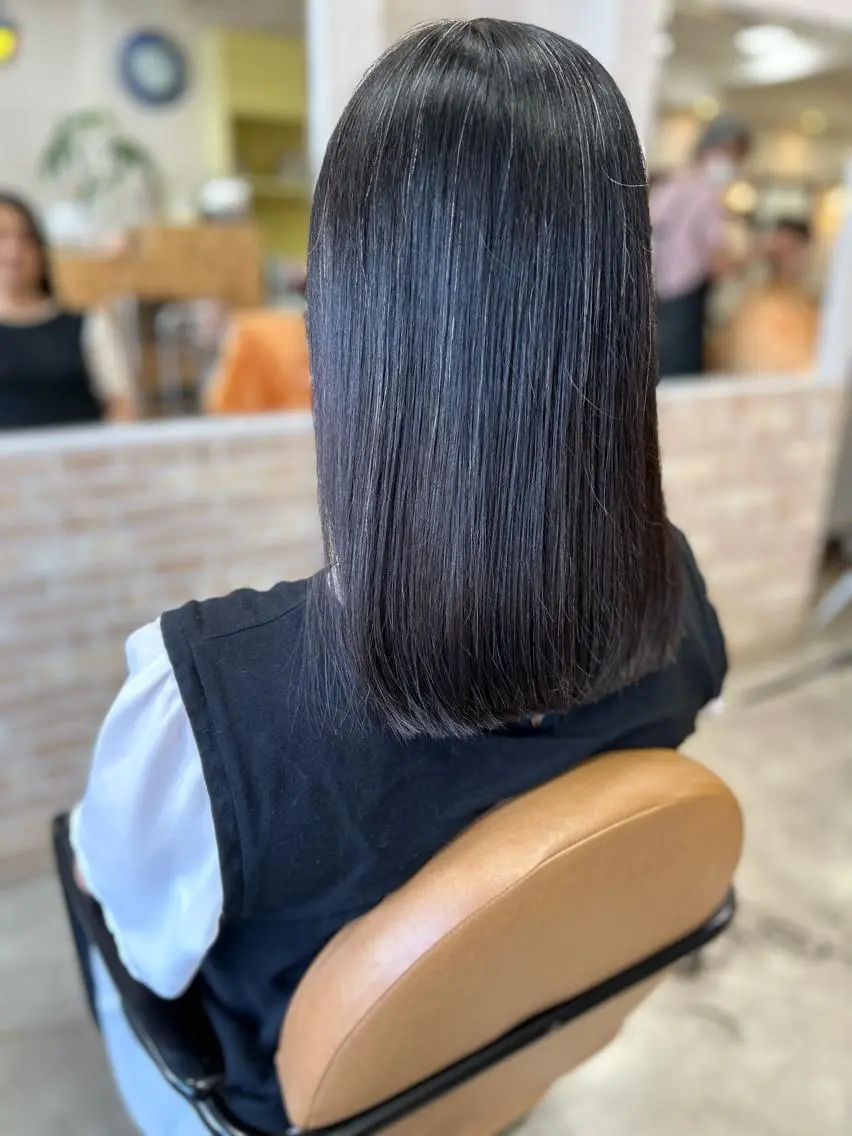 セミロング 水田 誠貴のヘアスタイル