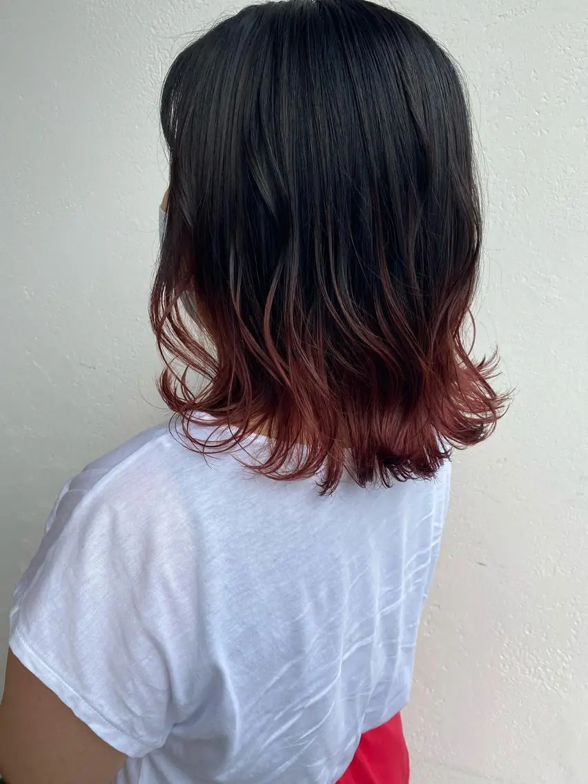 ミディアム 青木 みなのヘアスタイル