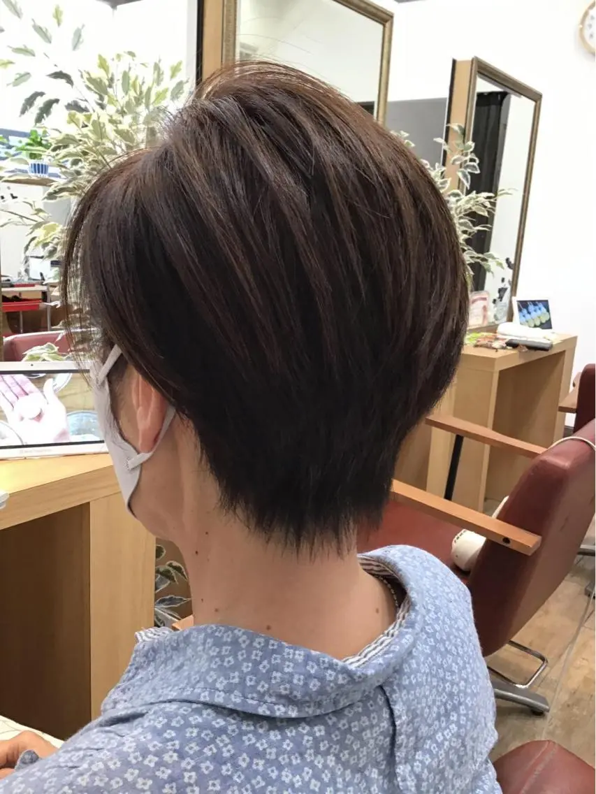 ショート ショートヘア 小顔カット 🌼ショートヘア🌼 あいだ かずみのヘアスタイル