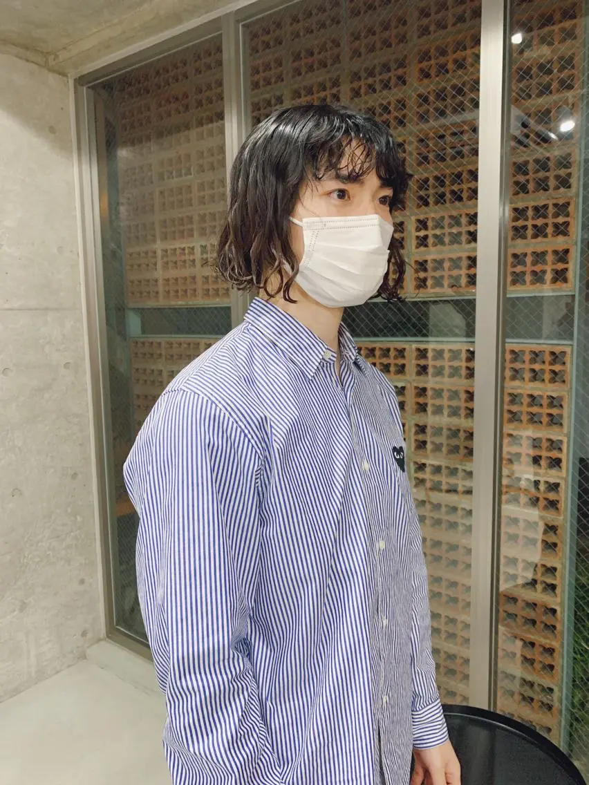 パーマ ボブパーマコテ巻き風 パーマNo1深江秀平のヘアスタイル