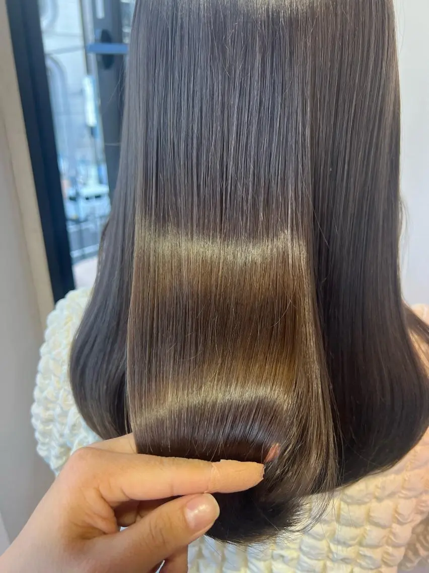 ロング カラー 透明感カラー イルミナカラー トリートメント 🌿‬ ܸAir 透明感🌱西村知佳のヘアスタイル