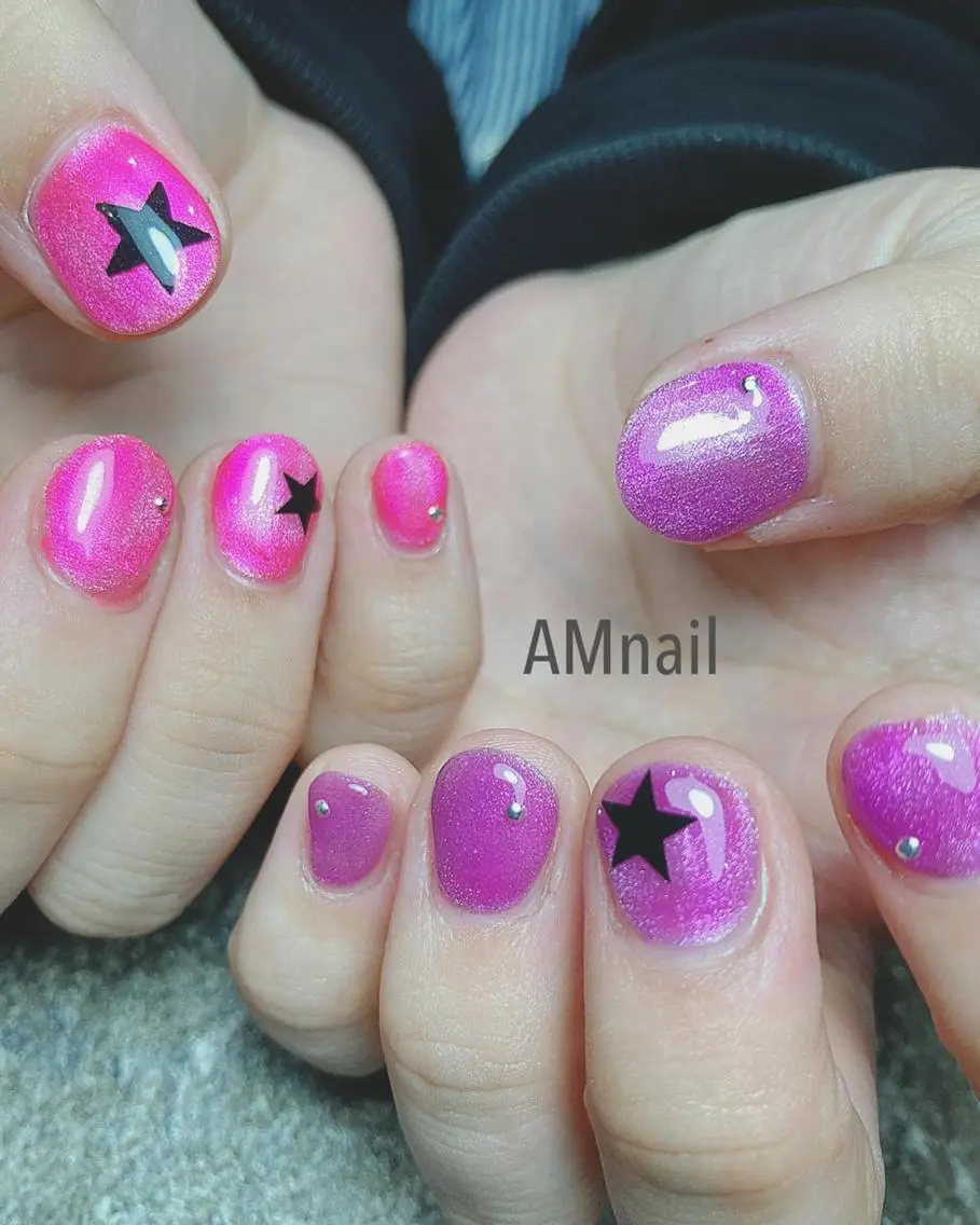 ネイル アートネイル グラデーション 持ち込み ワンカラーネイル ハンドネイル Am:nail 柏 SUE（スゥ）のネイルデザイン