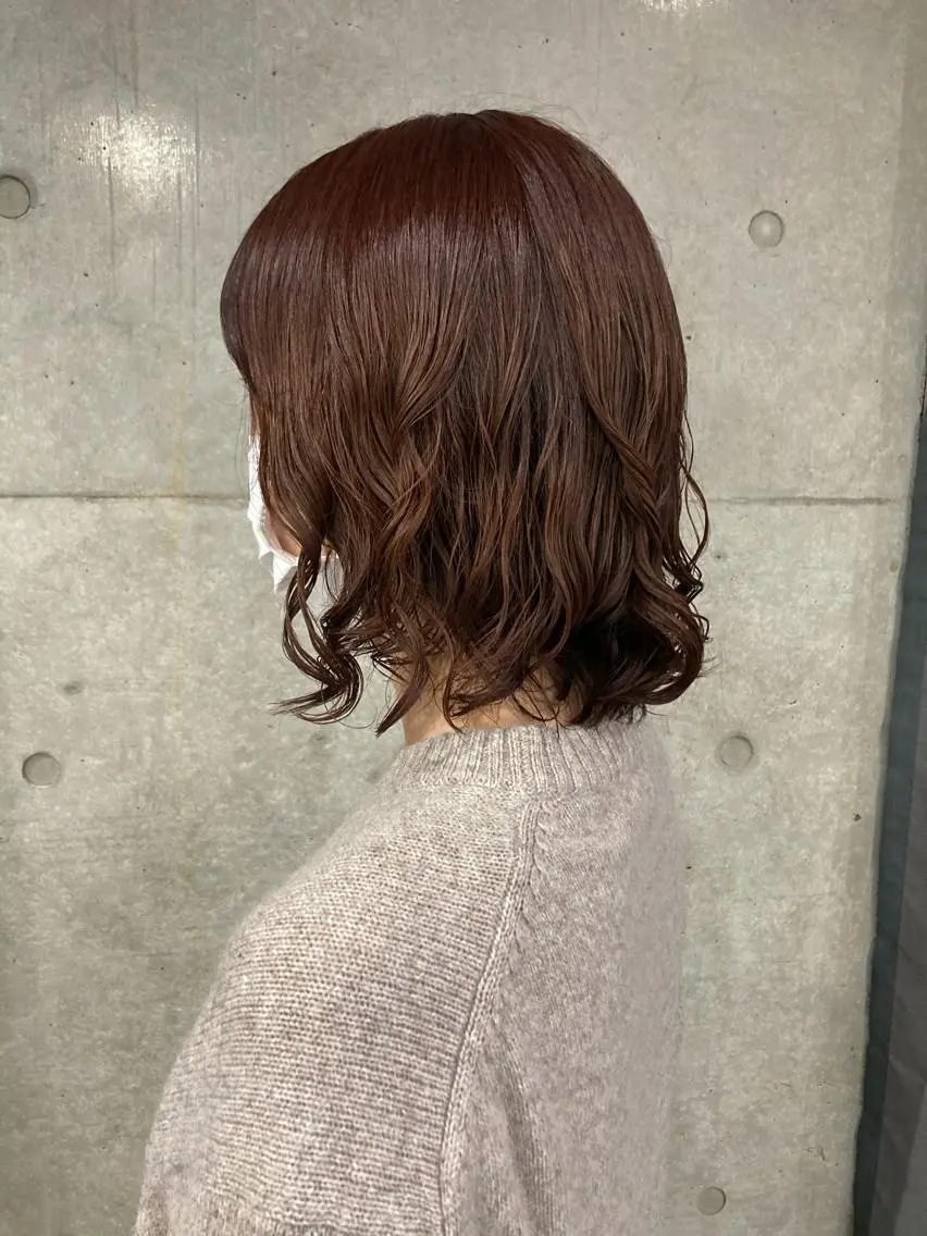 ミディアム カラー パーマ メンズ 吉田一輝 外国人パーマのヘアスタイル