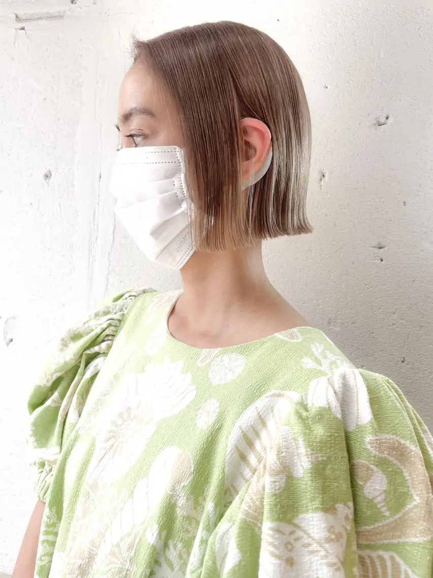 ショート ヘアカラー トリートメント ショート✨ボブ✨代表 新田見美仁のヘアスタイル