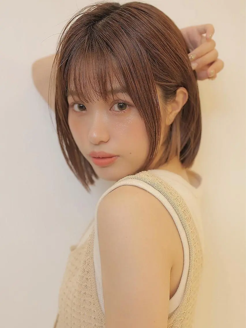 ショート カット ヘアカラー トリートメント NicoRE. 大人女子×髪質改善のヘアスタイル