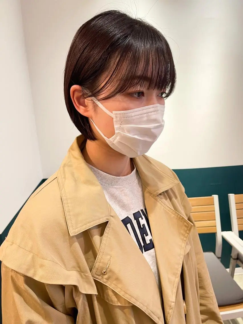 ショート ヘアカラー トリートメント 中村瑞貴 *hairbraceのヘアスタイル