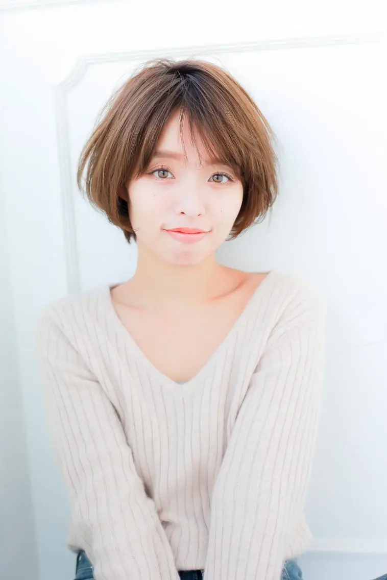 ショート ショートヘア 小顔カット a-granz 住吉店のヘアスタイル