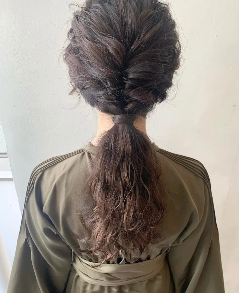 ロング カラー ヘアアレンジ 🌟アレンジが似合う カラー🌟Rumiのヘアスタイル