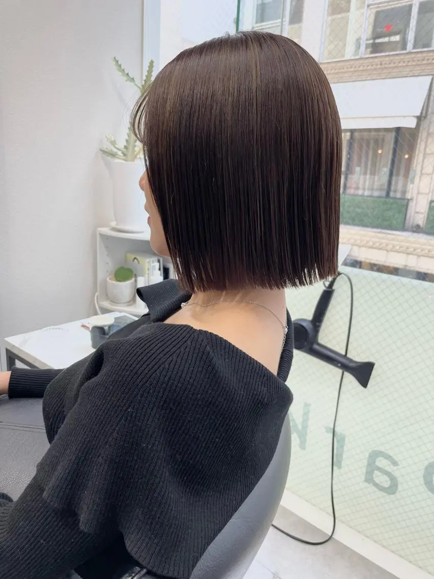 ショート カット ヘアカラー トリートメント 髪質改善will hairdesignのヘアスタイル
