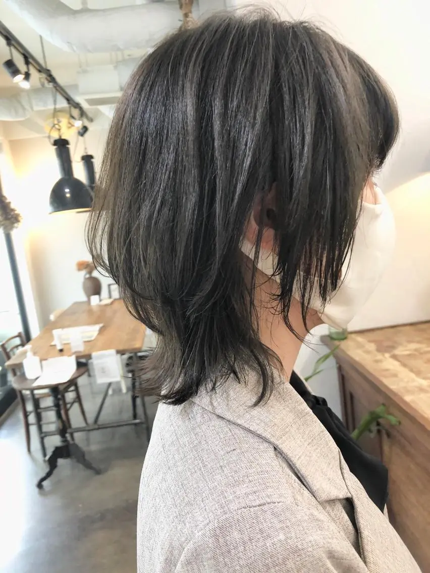 ショート ウルフカット カット 千葉 郁也のヘアスタイル