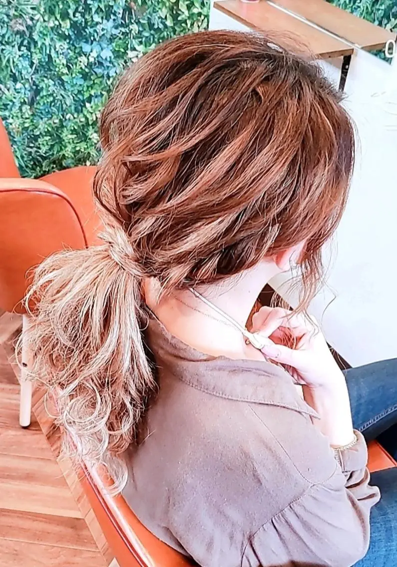 ロング ヘアセット 康川 新吾のヘアスタイル
