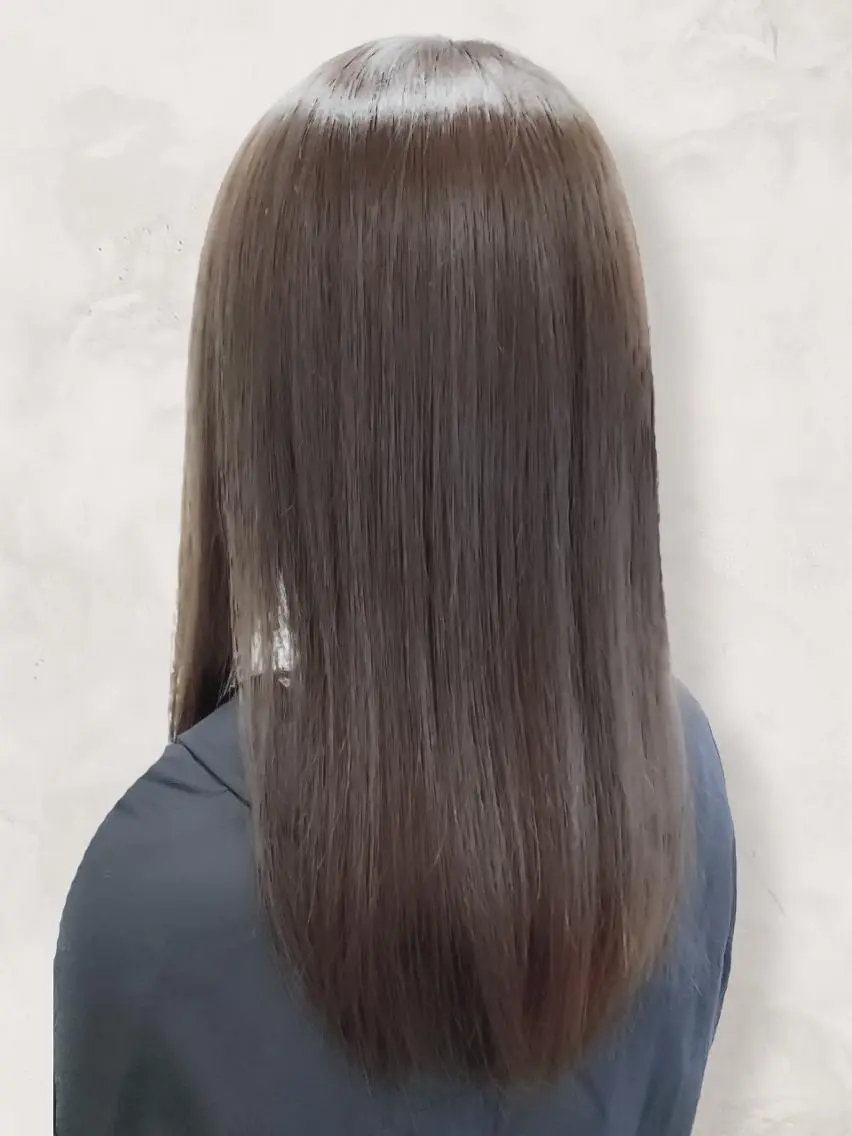 カラー ロング 髪質改善 韓国風ヘア✨ 永岡 はるのヘアスタイル