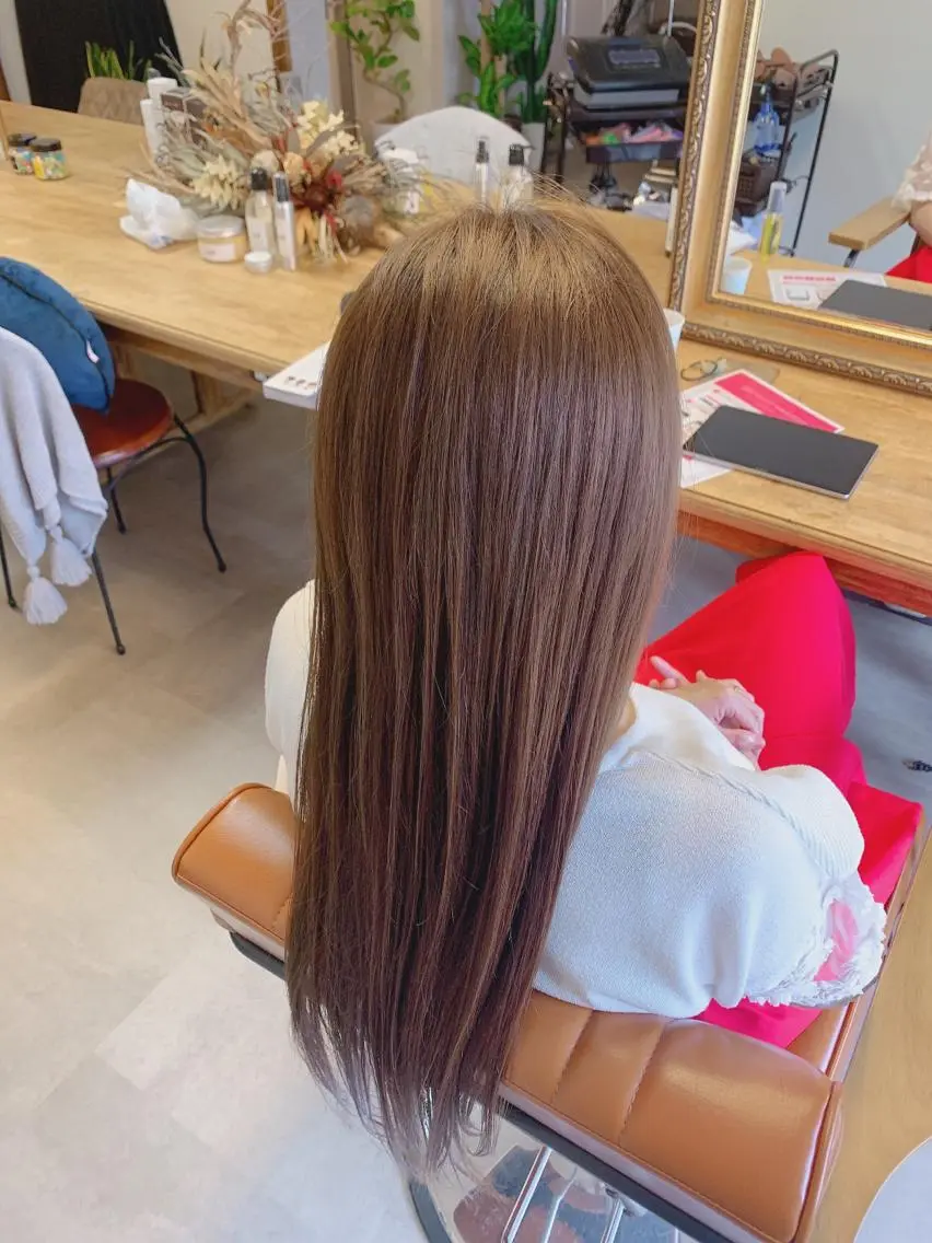 ロング 髪質改善 トリートメント ヘアカラー トリートメント ヘアセット 土井 貴司のヘアスタイル