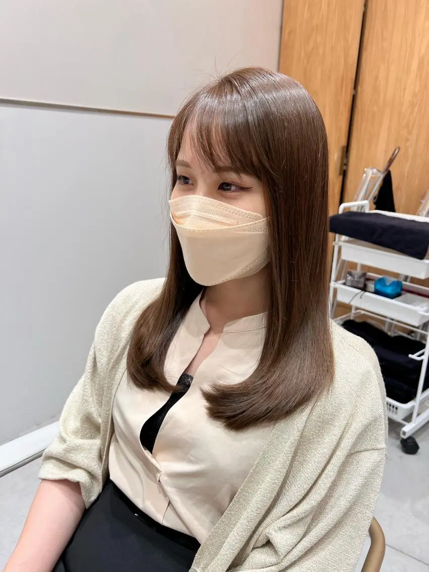 セミロング カラー 艶カラー/ NAOKIのヘアスタイル