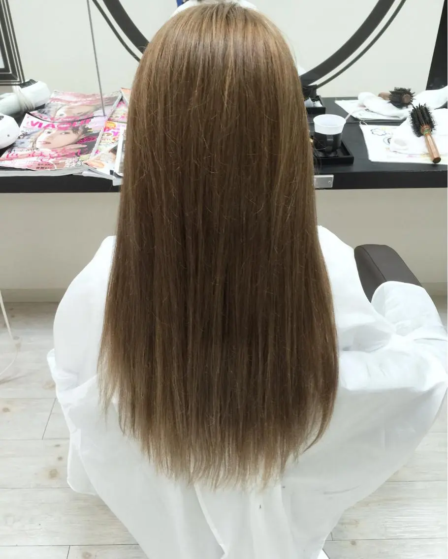 ロング カラー パーマ ヘアアレンジ メンズ キッズ ネイル マツエク・マツパ 子どものヘアアレンジ カット ヘアカラー パーマ 縮毛矯正 トリートメント ヘッドスパ Lien 深井店のヘアスタイル