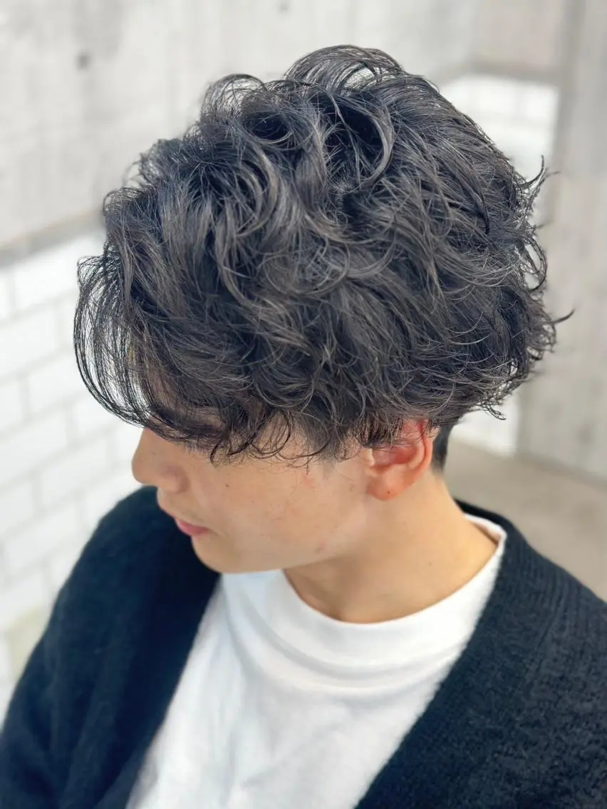 ミディアム ミディアムパーマ 💈BARBER💈 谷口　大喜のヘアスタイル