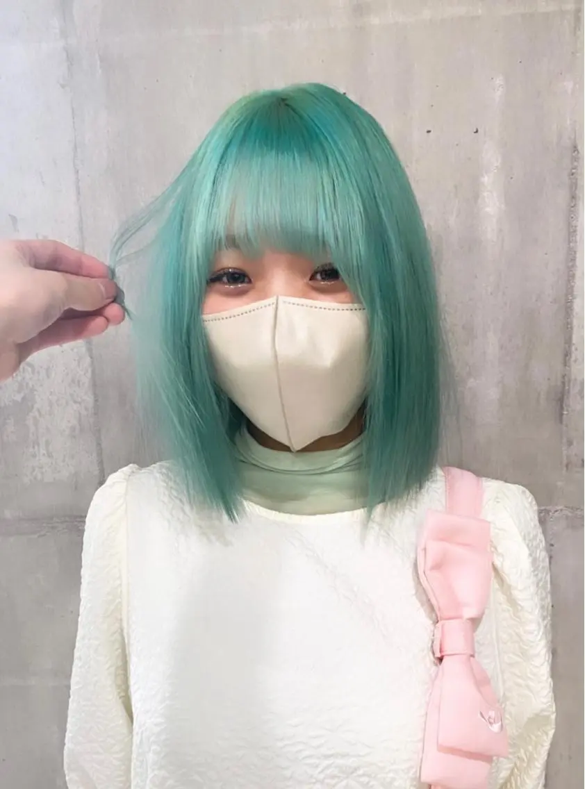 ミディアム ヘアカラー トリートメント ヘアセット "必ず可愛く” TAKUTOのヘアスタイル