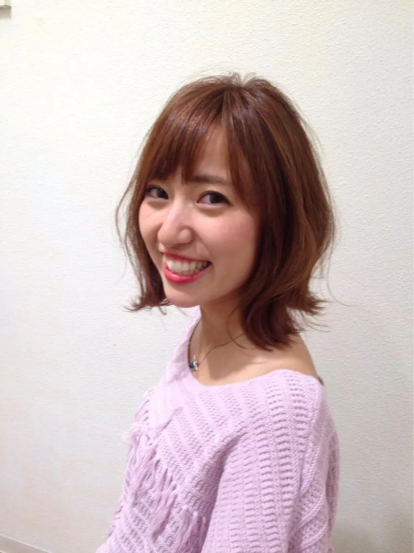 ショート カラー ボブ/ミニボブ/ 立河今日子のヘアスタイル