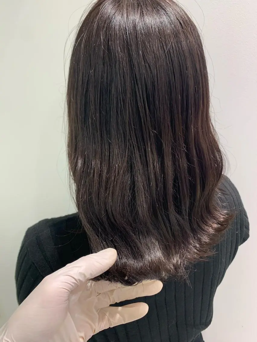 ショート カラー パーマ ヘアアレンジ ネイル マツエク・マツパ 韓国風ベージュ🤎 赤みなし🌿横浜🤎のヘアスタイル