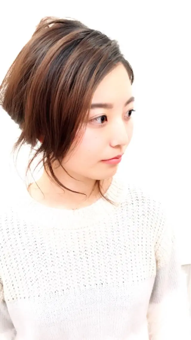 セミロング カラー ヘアアレンジ トータルビューティー K:R鶴川のヘアスタイル
