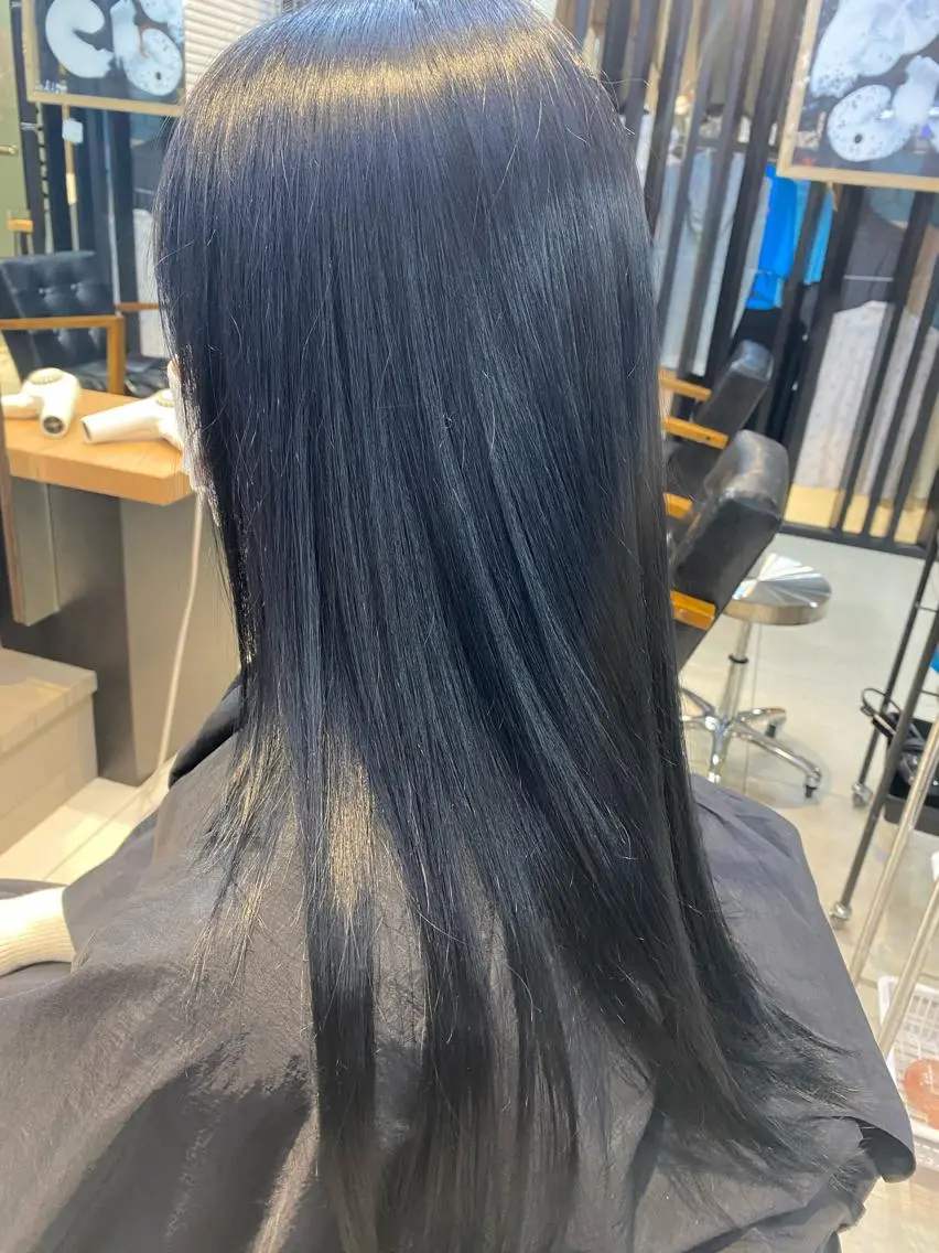 ロング カラー ヘアアレンジ メンズ キッズ ネイル マツエク・マツパ 透明感カラー🤎 ゆりのヘアスタイル