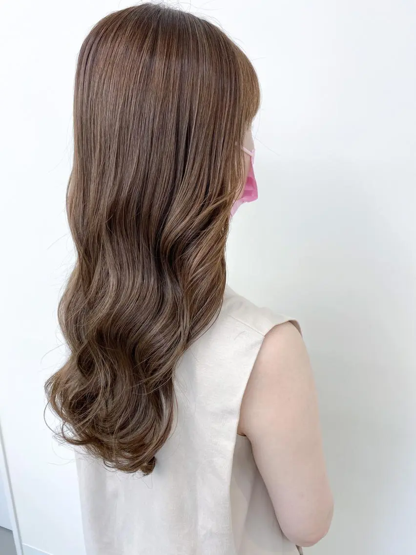 ロング カラー ベージュカラー カット ヘアカラー トリートメント 丹羽 隼人/髪質改善 /韓国ヘア🇰🇷のヘアスタイル