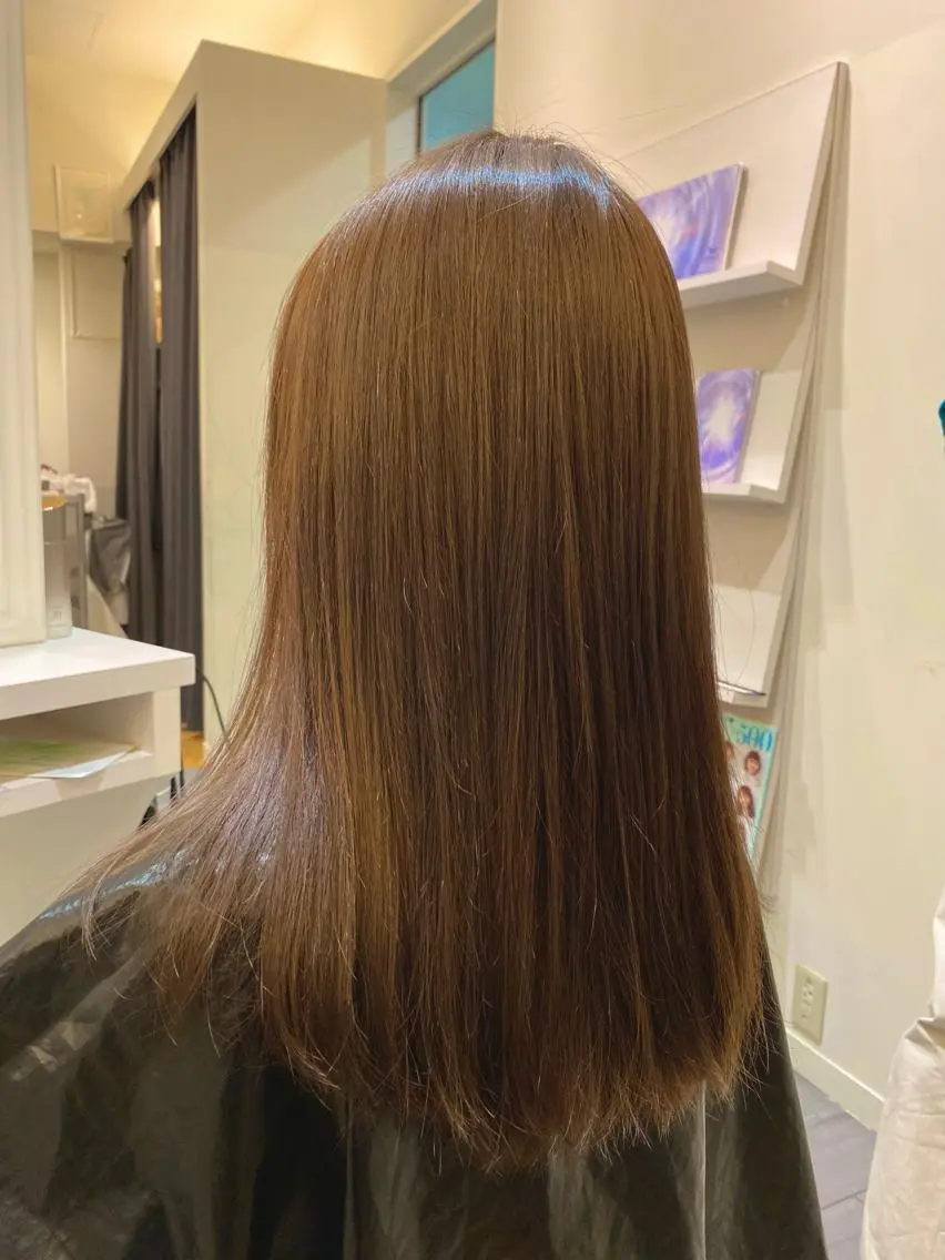 ロング パーマ トリートメント ストレートパーマ キタド アミのヘアスタイル