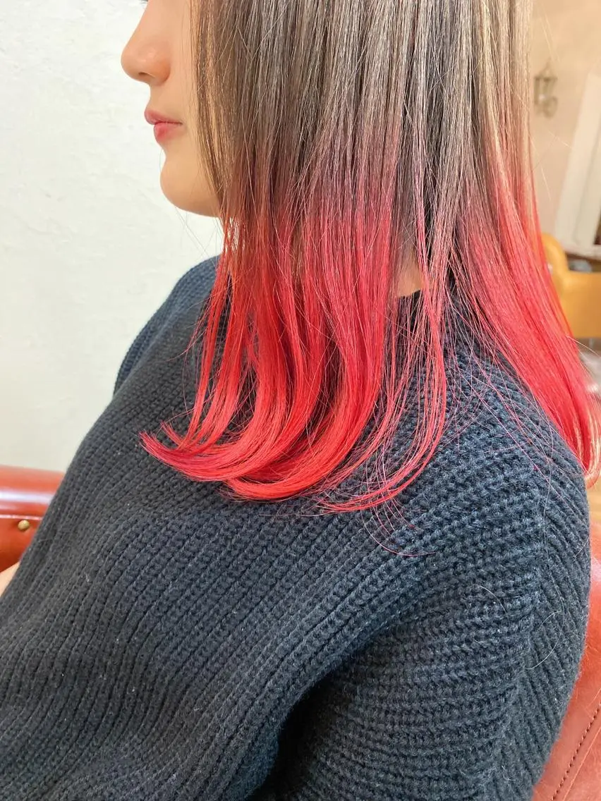 カラー グラデーションカラー 長岡 俊樹のヘアスタイル