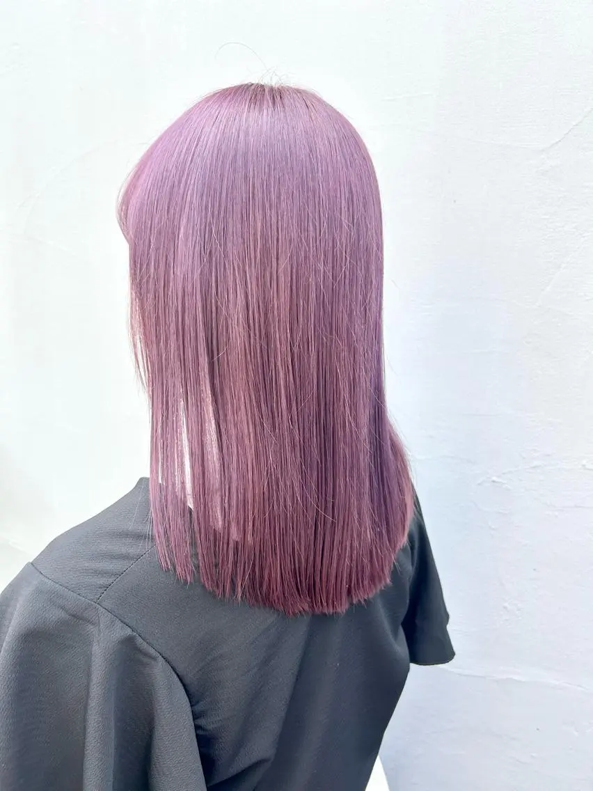 ミディアム カラー ヘアカラー 🤎指名No.1原宿 表参道coii日向花のヘアスタイル