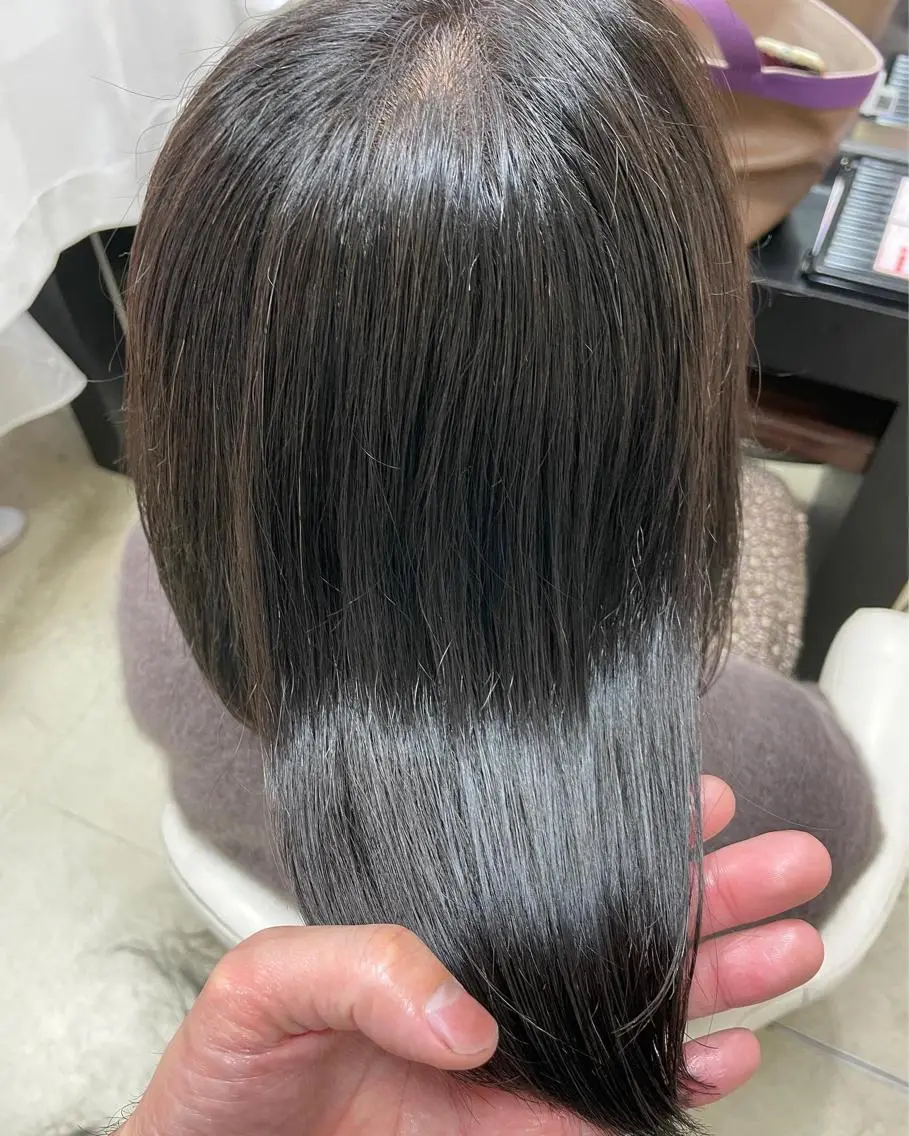 ショート カット ヘアカラー 縮毛矯正 le. pidorgeのヘアスタイル