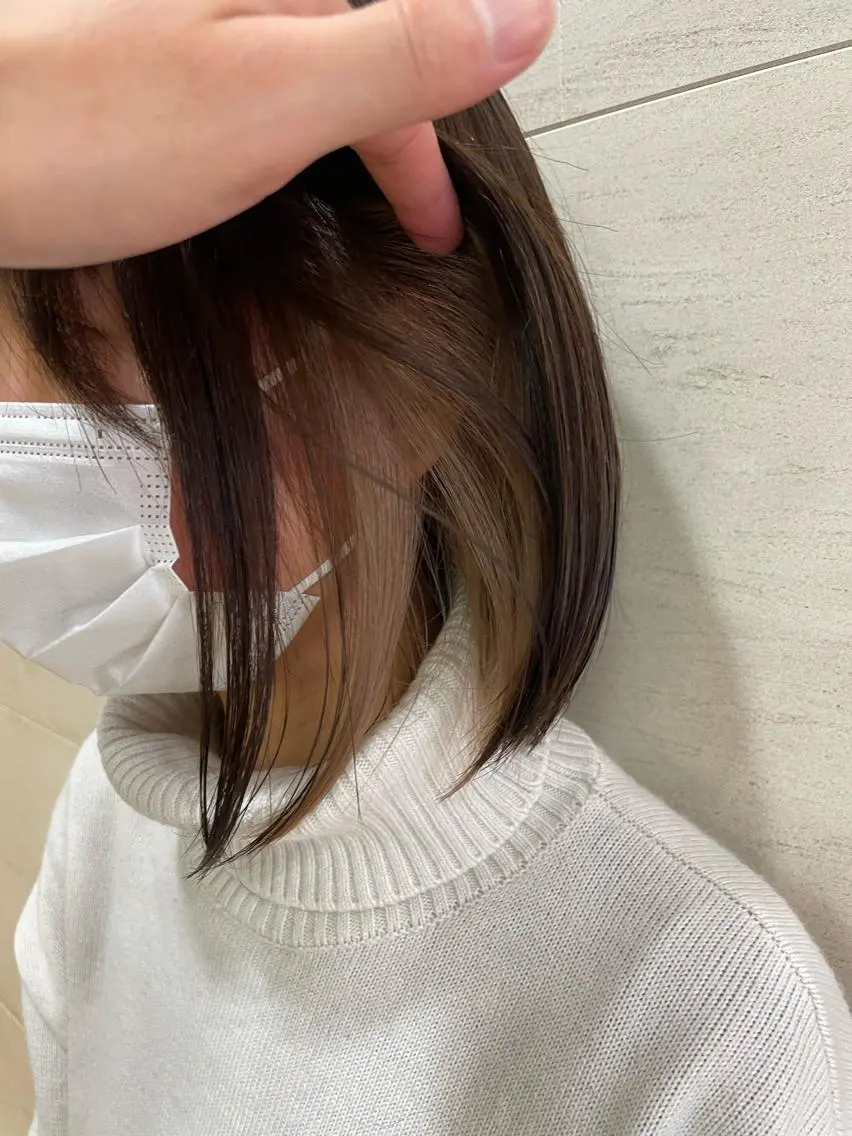 ミディアム カラー haf店長 ✂︎タカハシレン✂︎のヘアスタイル