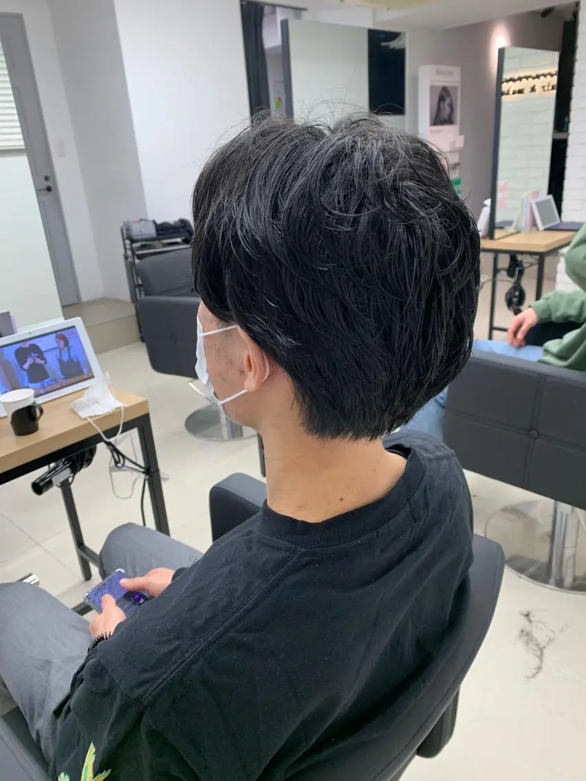 パーマ メンズ 💖クボ モモ💖のヘアスタイル