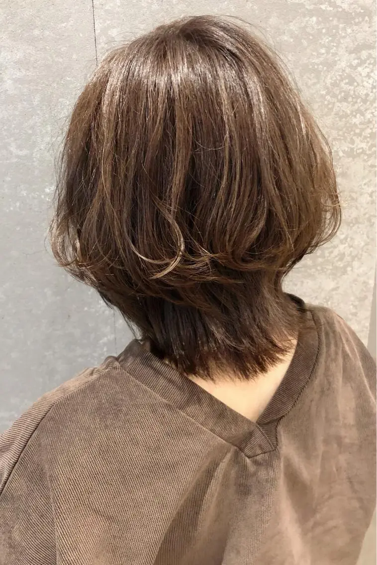 ショート カラー ウルフカット 千葉 大聖のヘアスタイル