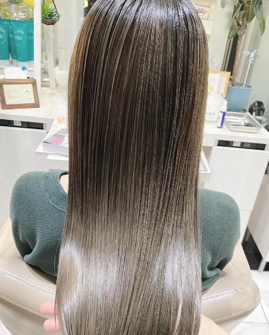 ロング カラー 髪質改善 ヘアカラー トリートメント 高橋凜/髪質改善/ 縮毛矯正/カラーのヘアスタイル