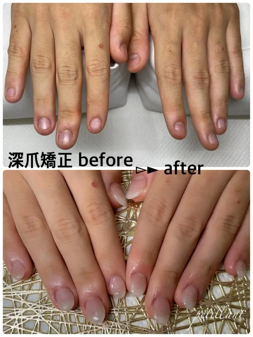 ネイル クリアネイル ジェルネイル nail salon petillantのネイルデザイン