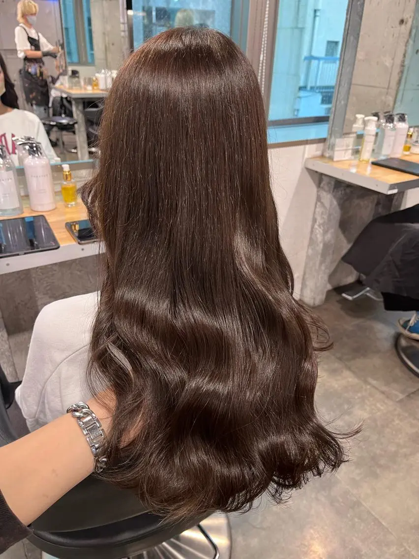 ロング カット ヘアカラー トリートメント ヘッドスパ ヘアセット 🪞透明感カラー🫧 縮毛矯正🥇かずきのヘアスタイル