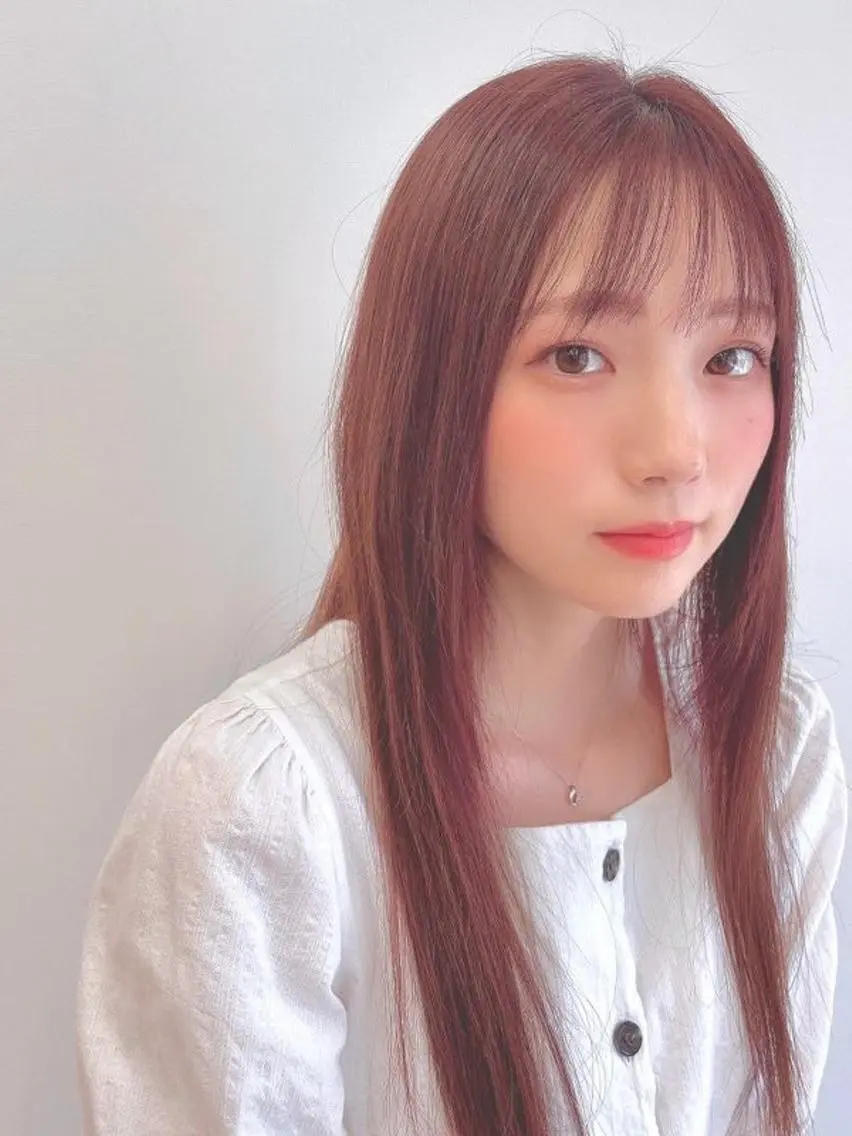 ロング カラー ベージュカラー ピンクカラー ピンクベージュ レイヤーカット ヘアカラー トリートメント 【白髪の救世主/ メンズパーマ】Seiのヘアスタイル