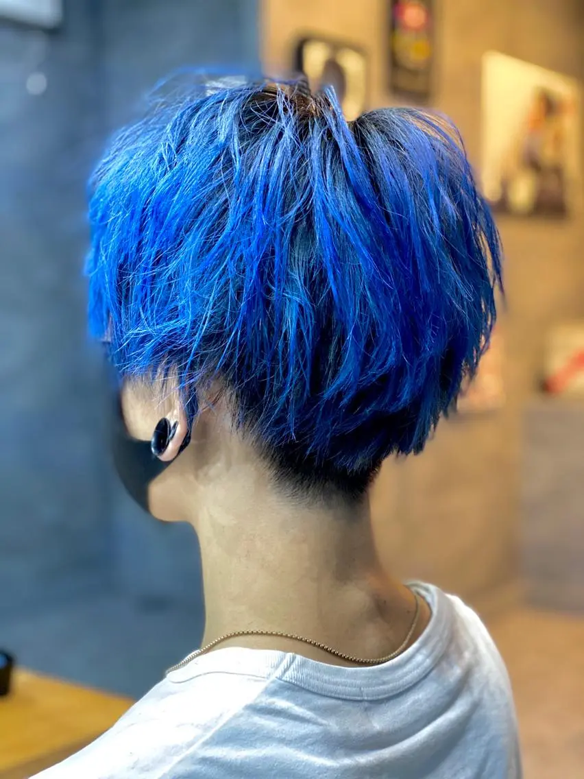 ショート カラー メンズ カット ヘアカラー パーマ トリートメント ヘッドスパ 加藤 琢也のヘアスタイル