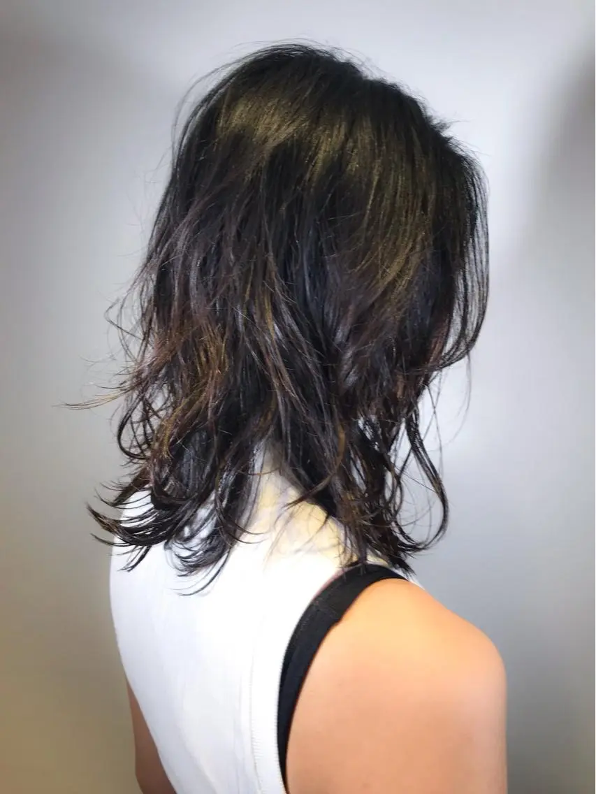 セミロング BIANCO北堀江 AKANEのヘアスタイル