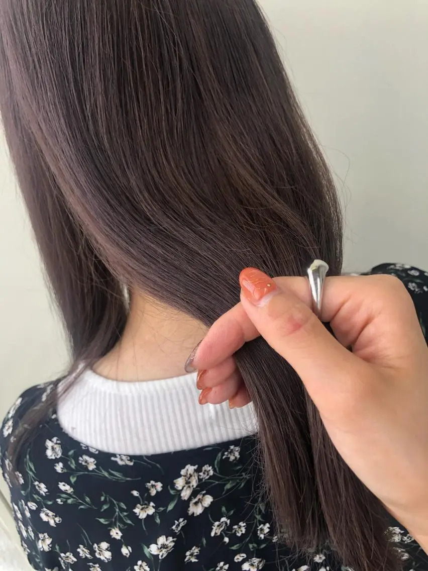 セミロング カラー ヘアアレンジ NANA／trend style🕊🍑のヘアスタイル