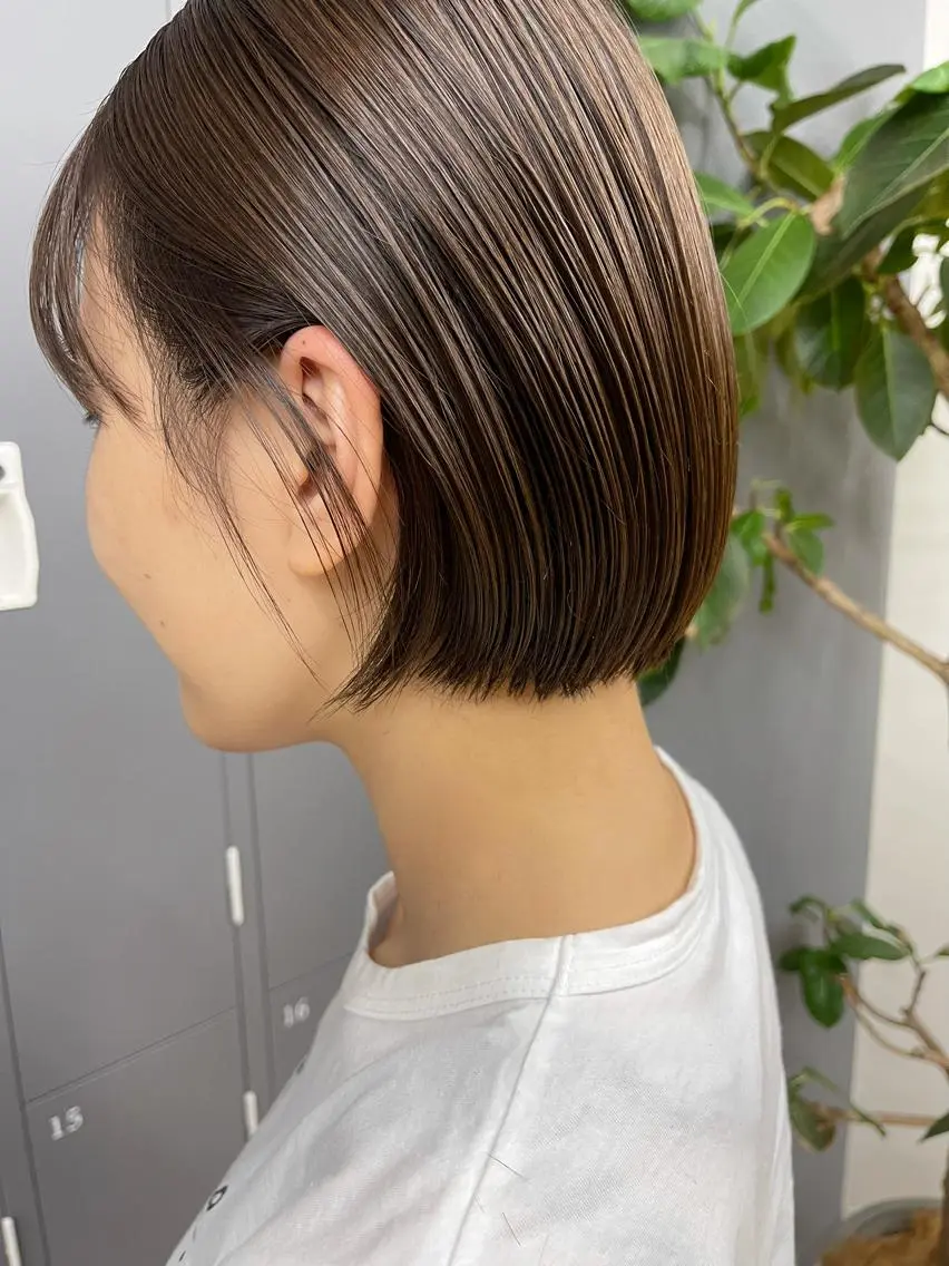 ショート ボブ 久保 明日香のヘアスタイル