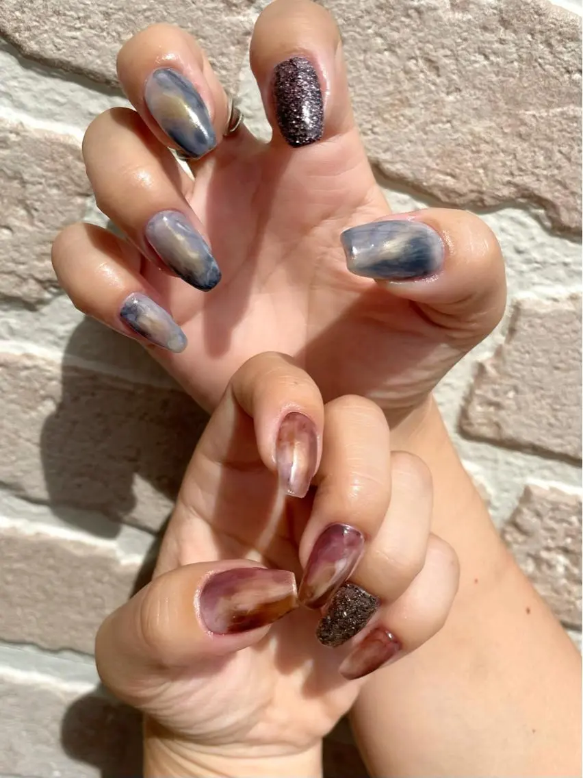 ネイル ニュアンスネイル はるひな ねいるのネイルデザイン